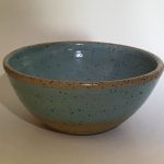 half celadon bowl